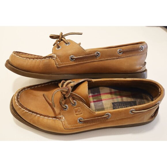 Sperry Topsiders Brown 8.5 Boat Deck Shoes - Picture 4 of 5